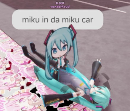 hatsune miku car